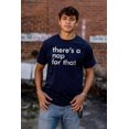 thumbnail image 5 of Funny There's A Nap For That Joke Plus Size Crewneck Graphic Tee Shirt Brisco Brands 4X, 5 of 6