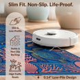 thumbnail image 6 of Design&I 9'x12' Washable Area Rug Snag-Free Tropical Fish Marine Life Design With Seashell Coral Border Sea Turtle Refined for Dining Room, Basement, Large Office, 6 of 7