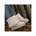 thumbnail image 3 of Womens Faux Fur Boot Fluffy Short Mid-Calf Snow Boot Warm & Comfortable Outdoor Flat Shoe, 3 of 8