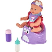 My Sweet Love 5-Piece 14" Baby Doll & Accessories Potty Set Purple