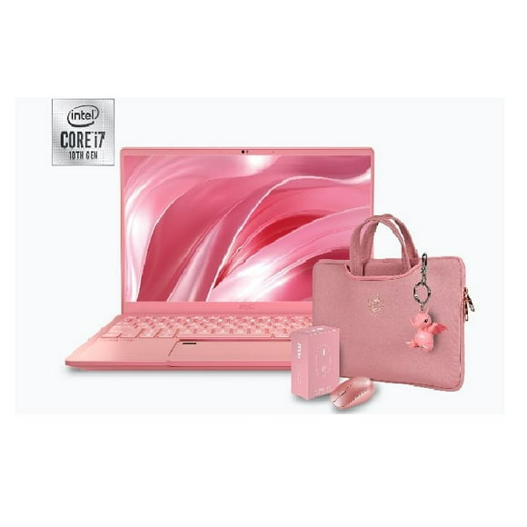MSI 14" UHD Ultra Thin and Light Professional Laptop Intel Core i7-10710U GTX1650 MAX-Q 16GB DDR4 512GB NVMe SSD Win10Pro TB3 Bilingual Prestige 14 A10SC-255CA