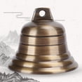 thumbnail image 4 of Pequeas campanas de cobre Jingle Bells Buddhism Bell Wind Chimes Colgantes de coche DecoracionesCampana de budismo artesanal, 4 of 8