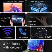 Crelander T30pro الروبوت الكمبيوتر اللوحي 10 بوصة Ips شاشة 6 Gb رام 128 Gb روم عشاري الأساسية