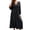 Black, variant on Sngxgn Women Dress Sleeveless Bodycon Tie Waist Party Mini Dresses(Green,L)