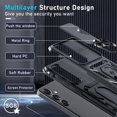 thumbnail image 4 of Funda de teléfono Janmitta compatible con Samsung Galaxy S25/S24 negra, 4 of 8
