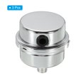 thumbnail image 3 of Unique Bargains G1/4 Air Compressor Silencers Filter, 3 Pack Intake Muffler, Silver Tone, White, 3 of 5