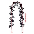 thumbnail image 3 of Fall Decor-Fall Decorations for Home-88.98in Plum Cimicifuga Seeded Garland - Artificial Leaf Garland Centerpieces for Tables Mantle -Autumn Thanksgiving Halloween Decoration for Indoor Wedding Room, 3 of 8