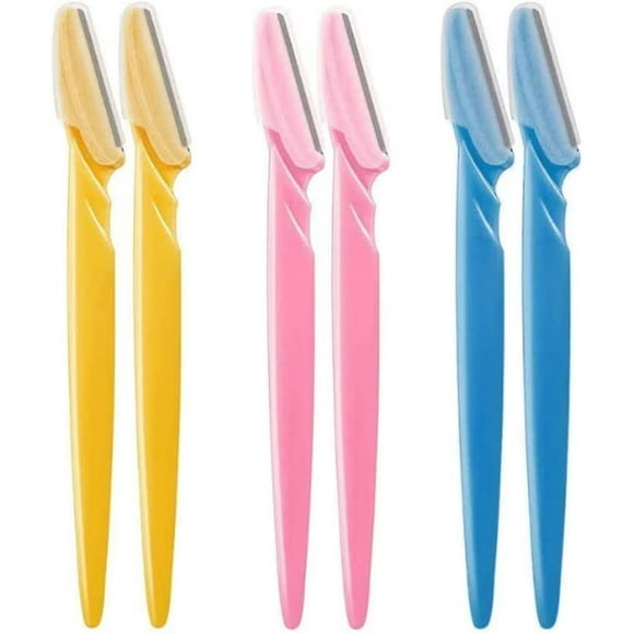 6 Piece Eyebrow Razor, Eyebrow Razor Trimmer, Face Razor, Eyebrow Razor Shaper Shaving For Women And Men -Bomveson