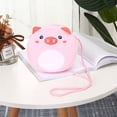 thumbnail image 1 of Petit Sac à Main pour Filles Mini Sac Messager Porte-Monnaie Portefeuille pour Enfants Sac en Peluche Licorne Sac à Clés Animal Sac de Rangement Rond Petit Sac, 1 of 1