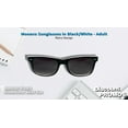 thumbnail image 4 of Monaco Sunglasses Set of 10, Bulk Pack - Reusable, Perfect for Party, Beach, Pool, Outdoor Events - Black White, 4 of 8