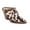 Cow, variant on XYD Women Pointed Close Toe Slip-on Clog Mules Braided Trim Chunky Block Heel Slide Casual Dressy Shoes Size 16 Purple