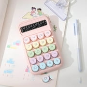 Dvkptbk Calculator Basic Standard Calculators Mini Digital Desktop Calculator with 8-Digit LCD Display- Calculator Pocket Size for Home School for Calculator