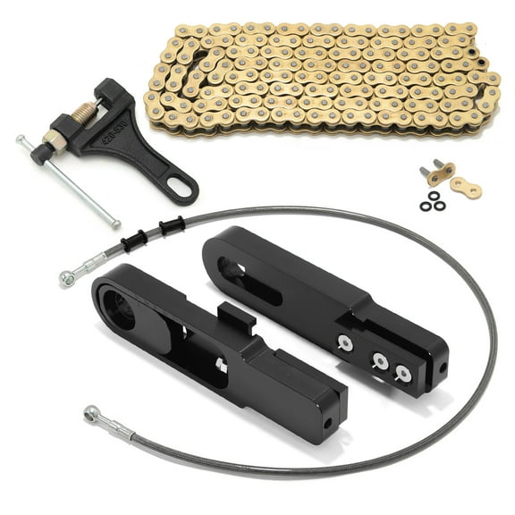 6.5-9" Swingarm Extensions Brake Line Chain Remover for Yamaha YZF R1 2004 2005