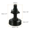 thumbnail image 2 of Uxcell Furniture Levelers, 4 Pack 3/8''-16 - Adjustable Furniture Leveling Feet with T-Nut Kit for Tables Chairs (Black), 2 of 6