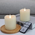 thumbnail image 1 of Velas sin llama TECHLONG que funcionan con pilas y temporizador remoto, 1 of 6