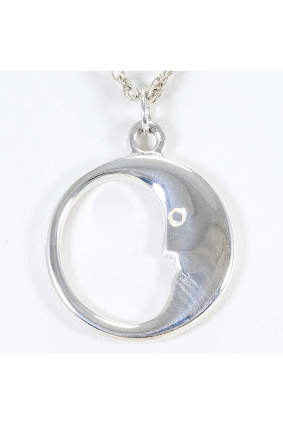 Pre-Owned Tiffany & Co. Man in the Moon Silver Necklace, Total Weight 10.2g, 42cm ...