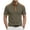 Army Green, variant on Men's Short Sleeve Cuban Guayabera Shirt Breathable Fabric Summer Beach Hippie Casual Stylish Top 2026 Fashion