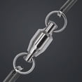 thumbnail image 5 of 100pcs Heavy Duty Ball Bearing Fishing Connector Rolling Swivel Stainless Steel, 5 of 9