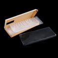 thumbnail image 3 of Inteprter Solución de almacenamiento de teclas compactas ABS, vitrina transparente, compatibilidad, vitrina a prueba de polvo Juegos de teclado y mouse para computadora 3 capas Estilo A, 3 of 6