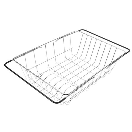 ELAYARD In Sink Dish Draining Rack for Homeowners Kitchen Organization Adjustable Design 1Set