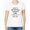 thumbnail image 4 of Old Enough to Know Better Ladies Light Colored T-Shirt, 4 of 5