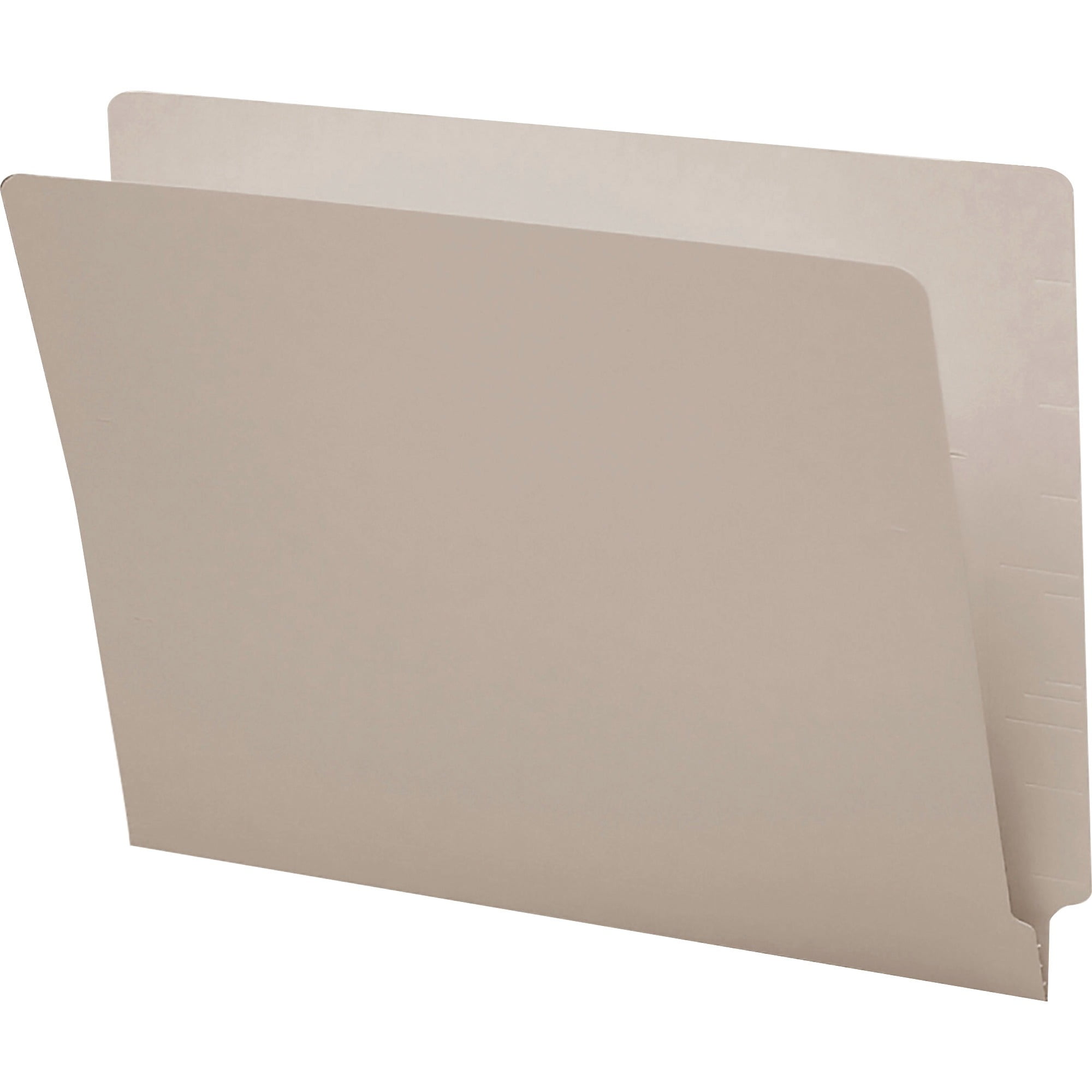 100 per Box Letter Size Shelf-Master Reinforced Straight-Cut Tab 25310 Gray Smead End Tab File Folder 