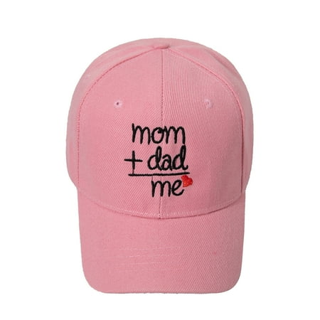 

Cathalem Baby Pompoms Adjustable Casual Letter Children s Embroidery Hat Children s Baseball Cap Kids Hat Swim Hat Kid Hat Pink One Size