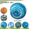 thumbnail image 3 of JWCJ 12-Pack Professional Crocheted Footbags, 2-Inch Cotton Kick Balls for Juggling Practice, Durable Geometric Pattern Foot Gear for Outdoor Exercise and Training, 3 of 9