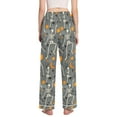 thumbnail image 3 of FORMRS Women's Pajama Pants with Pockets Soft Comfy Loungewear Sleep Bottom, Sizes S-2XL, Halloween Dancing Skeleton, 3 of 8