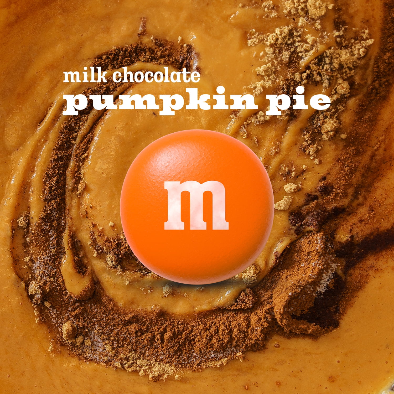 (2 pack) M&M'S Pumpkin Pie Milk Chocolate Candy - 7.44 Oz Bag