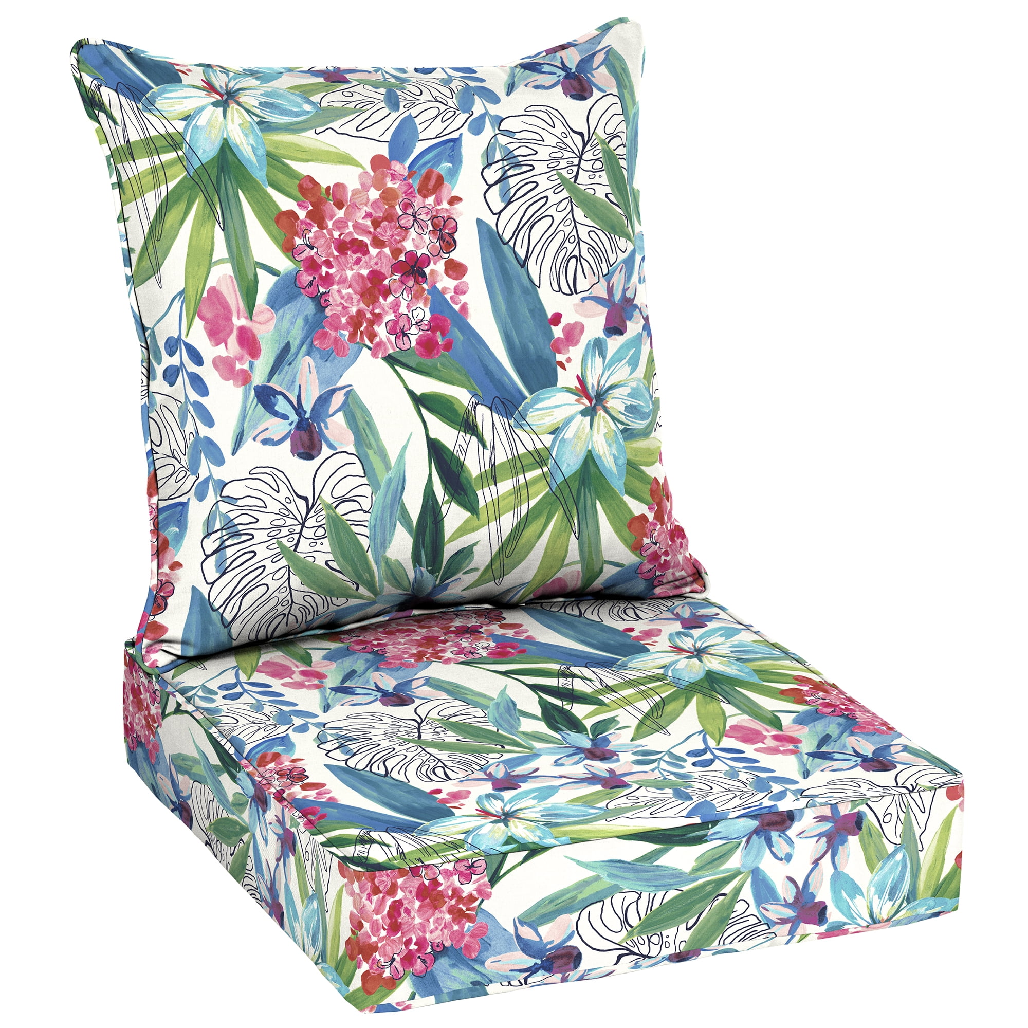 Better Homes & Gardens Painterly Tropical 48 x 24 in. Outdoor Deep Seat