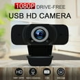 thumbnail image 4 of Full HD 1080P Webcam with Microphone, USB Camera, 4 of 6