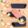 thumbnail image 4 of Stainless Steel Garlic Press Manuel Garlic Rocker Labor Saving Ginger Crusher 304 Food Grade Stainless Steel Kitchen Tool, Easy to Use and Clean, 4 of 7