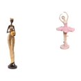 thumbnail image 1 of Figura De Bailarina Africana, Estatua De Mujer Y Niña, Obra De Arte, Escultura De Resina, Novedad, Regalo De Cumpleaños Para Mujer Tribal, Recuerdo, Decoración, Adorno Para Dormitorio, Mesa,, 1 of 8