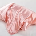 thumbnail image 5 of Home Soft Things 32 Momme Silk Cotton Pillow Sham Pillow Cover 1 piece- Russet Red- 20"x26", 5 of 7