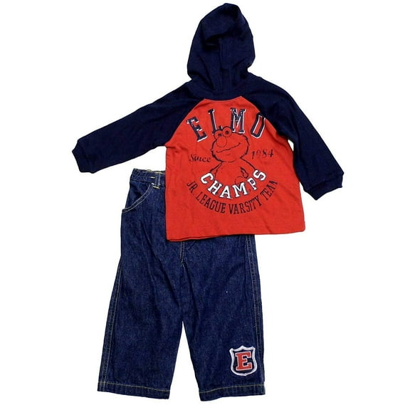 Elmo Baby-Boys Infant 2pc Set '' Elmo Champs'' 24mos