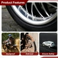 thumbnail image 4 of Uxcell Spiked Shape Tire Valve Stem Caps Aluminum Alloy Car Wheel Valve Cap Universal Dustproof Red 45mm, 4 of 6