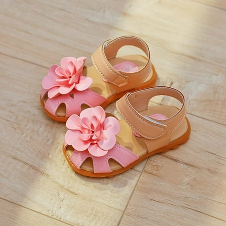 

Promotion!Hollow Flower Design Sandals For Girls Children Girls Fashion Flowers Cute Princess Breathable Flat Shoes Sandals Summer