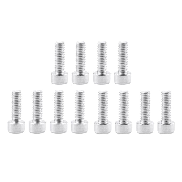 Paquete De 12 Portabidones Para Botella De Agua Para Tornillos Tornillos Accesorio Plata