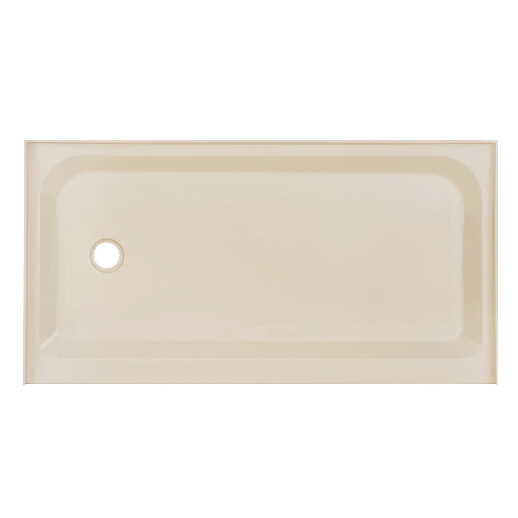 Voltaire 60" x 32" Single-Threshold, Left-Hand Drain, Shower Base in Biscuit
