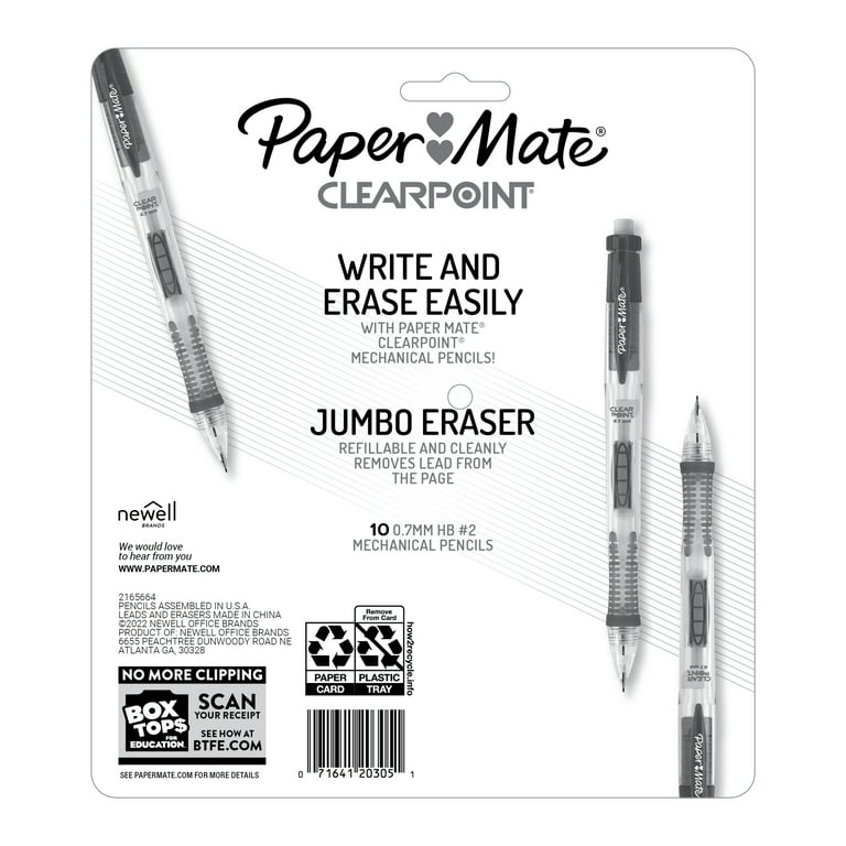 Crayon graphite HB #2, 10 unités – Paper Mate : Instruments d'écriture