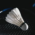 thumbnail image 5 of 12pcs Feather Badminton Ball,Shuttlecocks Goose with Great Stability and Durability, High Speed Badminton Balls for Indoor Outdoor Game, 5 of 10
