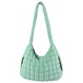 thumbnail image 1 of Bolso Bandolera Bubbles para Mujer Acolchado Gran Capacidad Color Sólido, 1 of 9