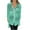 Green, variant on LYXSSBYX Plus Size Summer Casual Tunic Tops for Women Women's Lapel Irregular Front Short Back Long Printed Loose Sexy Long Sleeved Shirt