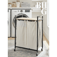 thumbnail image 6 of Better Homes & Gardens Metal Frame Laundry Sorter with 2 White Fabric Liners, Adult, 6 of 10