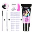 thumbnail image 1 of Juego de Gel de extensión polivinílico, 5/2 Uds., kit de gel acrílico, Color de camuflaje transparente, forma de punta de uñas, Gel UV de cristal, cepillo para rebanadas, herramientas para decoración de uñas Tan Jianjun unisex, 1 of 2