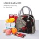 thumbnail image 5 of Balery Dark Red Hooded Girl Bolsa de Almuerzo para Mujeres, Caja de Almuerzo, Bolsa de Almuerzo Pequeña Impermeable, Tote de Almuerzo Reutilizable con Gran Capacidad, 5 of 6