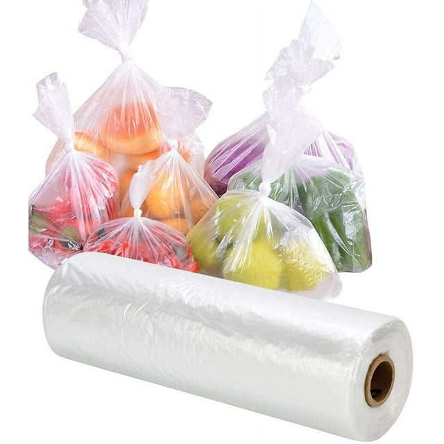 Bolsas de plástico RyhamPaper, 30 x 50 cm, 350 bolsas de almacenamiento de alimentos
