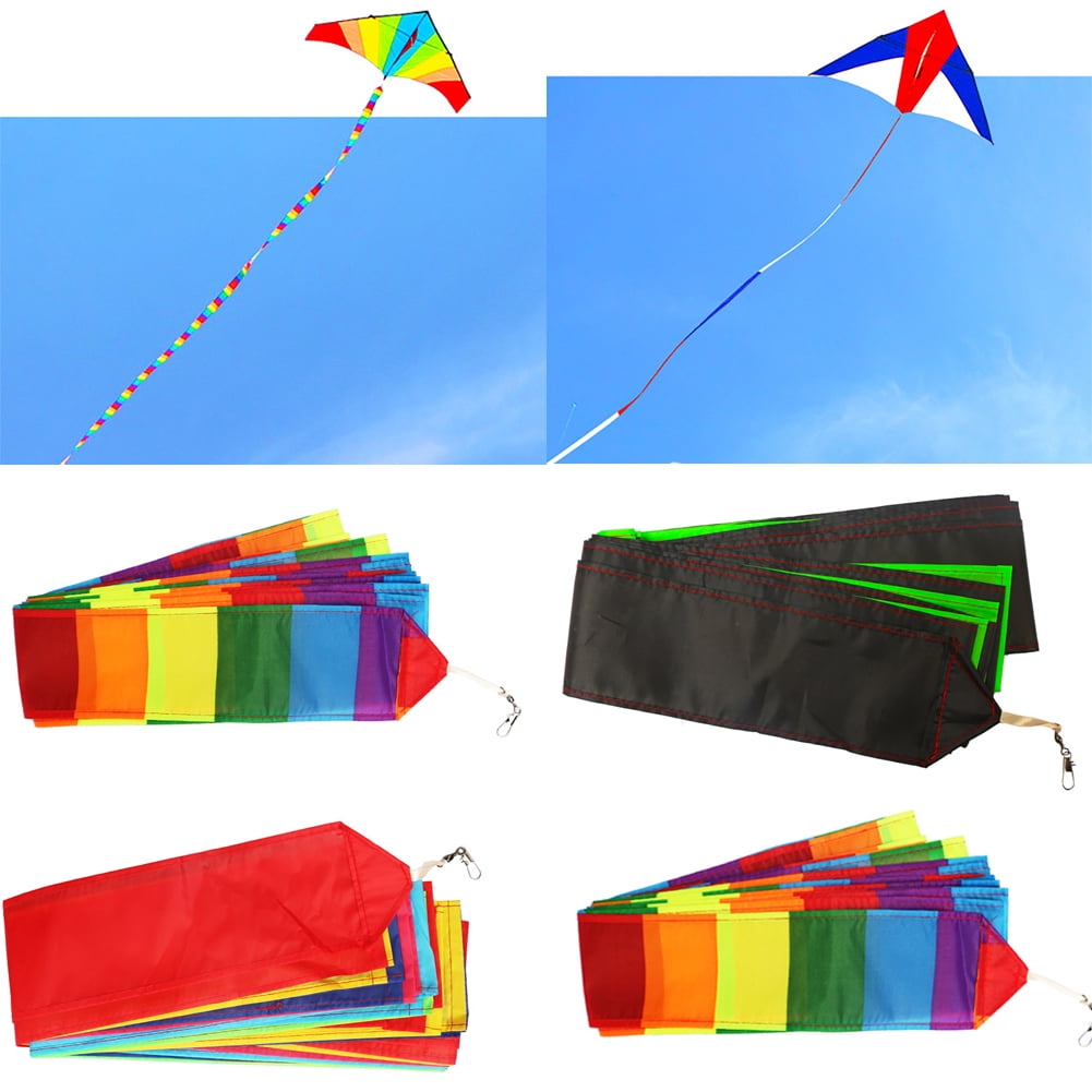 zhaomeidaxi 10/15/30m Kite Tail Colorful Practical Portable Ribbon