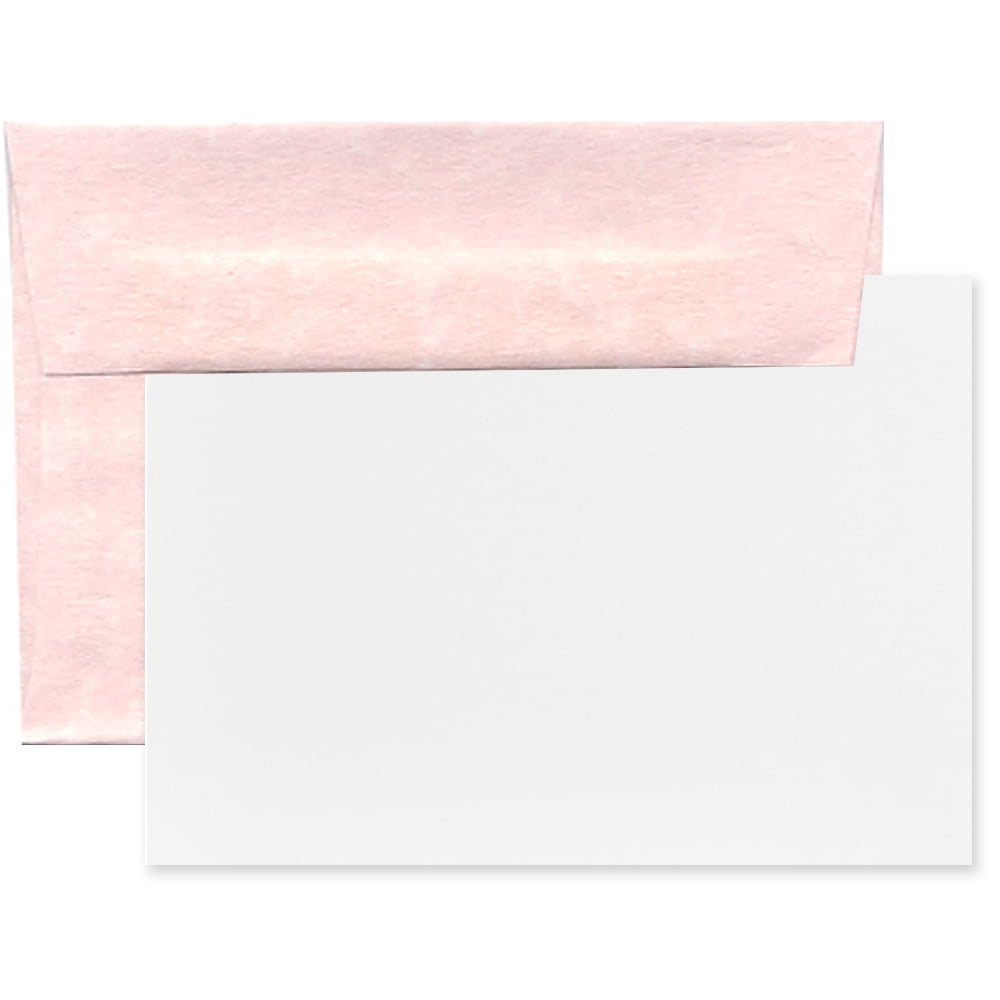 JAM Stationery Set, A2 Size, Pink Parchment, 25/Pack